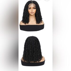 UGORGEOUS Passion Twist Braided Wig for Women 14Inch. Color: 1B